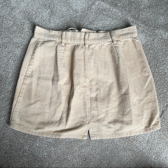 Kendall & Kylie Tan Corduroy tie skirt - Picture 4 of 5